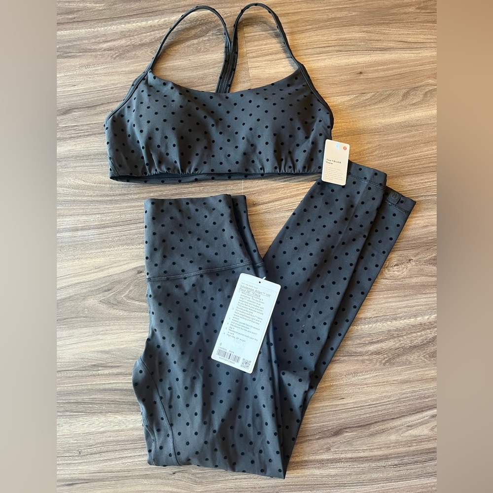Lululemon Polka Flock Black set - Picture 1 of 3
